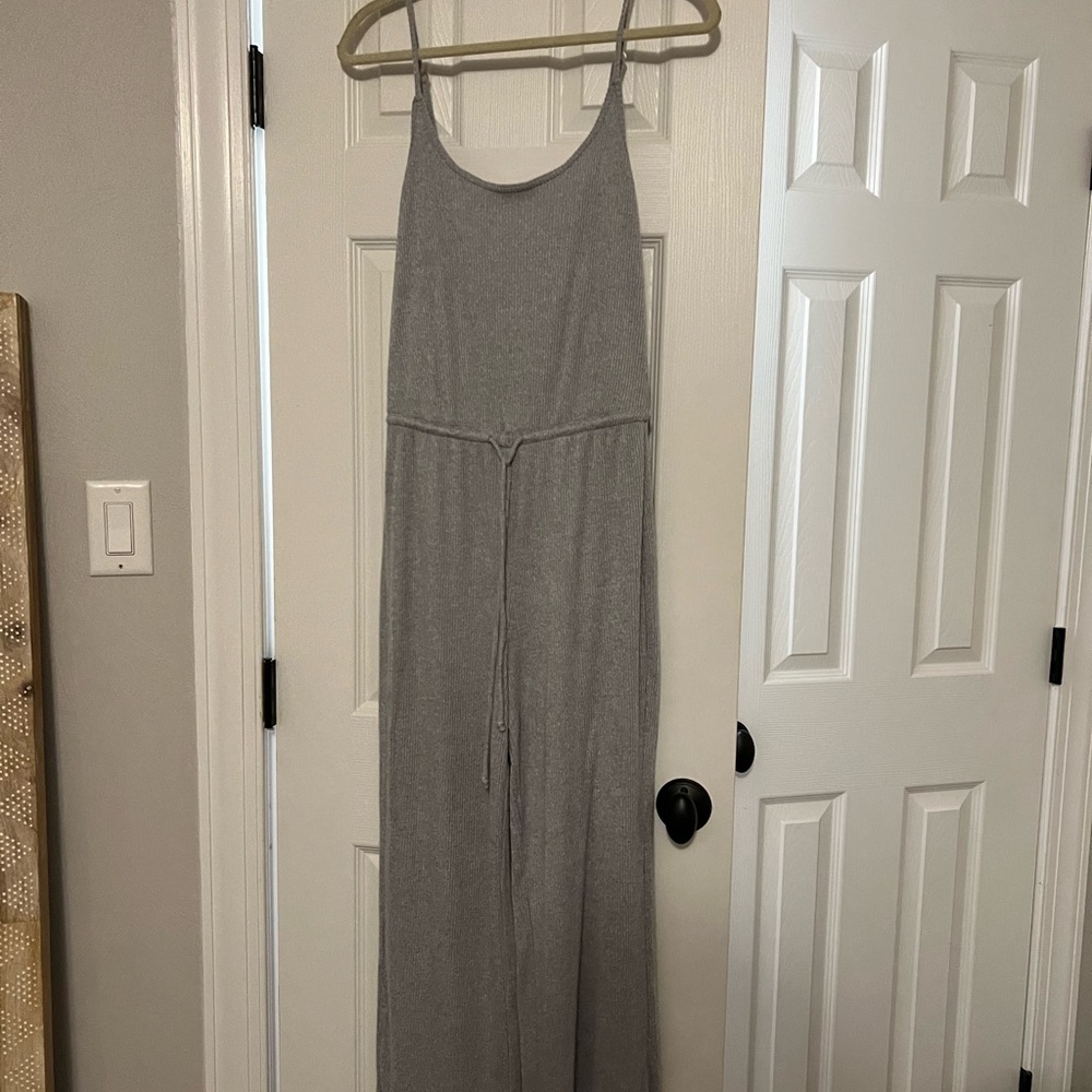 The most comfy hollister gilly hicks jumpsuit in grey.